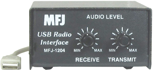 MFJ-1204P8,USB to Radio Interface with 8 pin round microphone cable