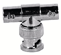 MFJ-7761, CONNECTOR, BNC MALE TO 2 FEMALE, T