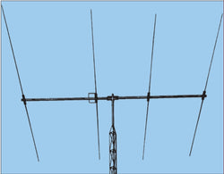 LJ-105CA, 5 ELEMENT 10 M LONG JOHN ON A 24 (7.3M) BOOM