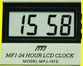 MFJ-107B, CLOCK, LCD 24 HOUR, SINGLE CLOCK