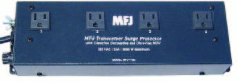 MFJ-1163, AC LINE RFI FILTER, FOR TRANSCEIVER, 110VAC