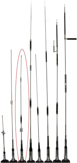 MFJ-1422B, MOBILE ANT, BK, 144/440 DB, 37~, 3.2/5.7DB, M