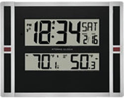 MFJ-155RC, LCD CLOCK, RC, CAL/TEMP/IN/OUT,WITH REMOTE SEN.
