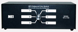 MFJ-1706H, ANT SWITCH, BAL.LINE, 6-P, CERAMIC POST