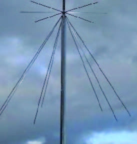 MFJ-1866, VHF DISCONE ANT, 25-1300 MHz, SO-239