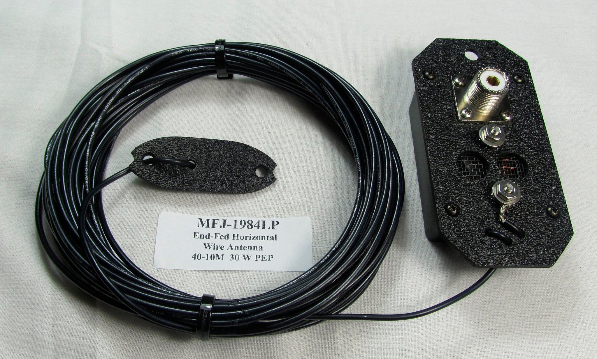 MFJ-1984LP, END FED, 1/2 WAVE, 40-10M, 30W, WIRE ANTENNA