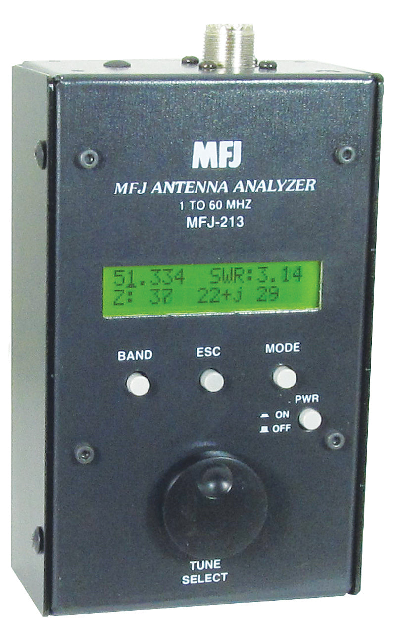 MFJ213, HF/6M. 1.860MHz ANTENNA ANALYZER MFJ Enterprises Inc