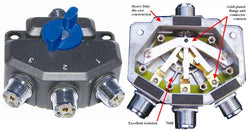 MFJ-2703N, ANT SWITCH, 3 POS, N, 2kW @HF, 1.5 GHz