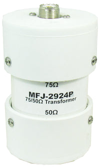 MFJ-2924P, 50 TO 75 OHM TRANSFORMER, LEGAL POWER, OUT DOOR