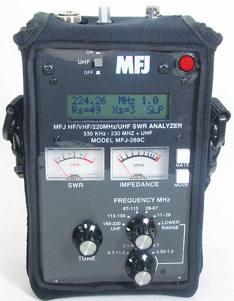 MFJ-39D, POUCH WITH WINDOWS FOR ANALYZER, 269C | MFJ Enterprises Inc