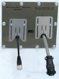 MFJ-4612, 2-HOLE ADAPTIVE CABLE WALL PLATE