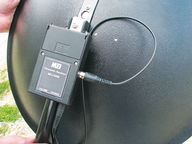 MFJ5008, ULTRASONIC RECEIVER W/PARABOLIC REFLECTOR, 18DIA MFJ