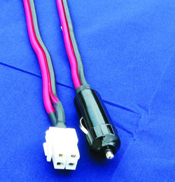 MFJ-5538C, HF POWER CABLE, 4-PIN, W/CIG LIGHTER PLUG,9FT,12GA