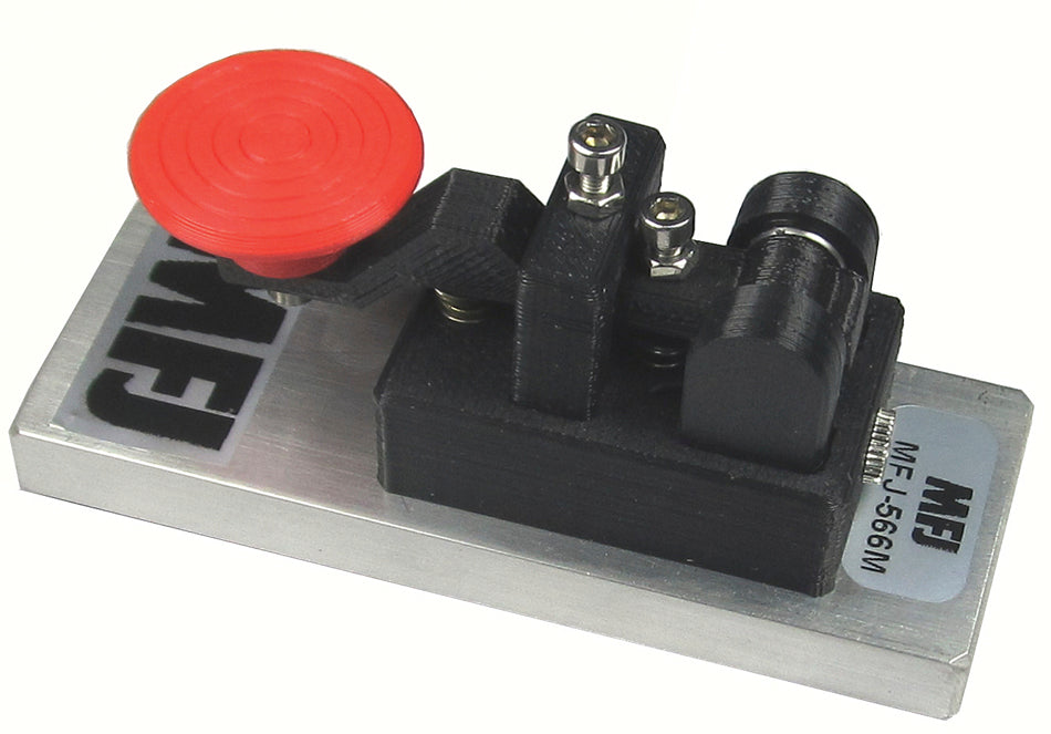 MFJ-566M, CW TELEGRAPH KEY, ON HEAVY METAL BASE | MFJ Enterprises Inc