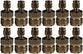 MFJ-7719P, 12-PACK, ADAPTOR, SMA MALE TO SO-239 (610-2119)