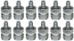 MFJ-7729P, 12-PK, ADAPTOR, SO-239 TO SMA FEMALE (610-2129)