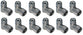 MFJ-7734P, 12-PACK, SO-239 to PL-259 Right Angle Adaptor