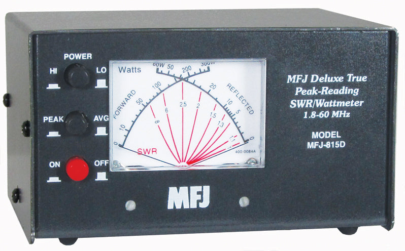 MFJ-815D, WATTMETER, HF/6M CROSS NEEDLE SWR/WATTMETER, 2 kW