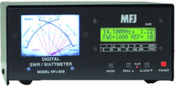 MFJ-828, DIGITAL SWR/WATTMETER, XMTER, W/FREQ.COUNTER