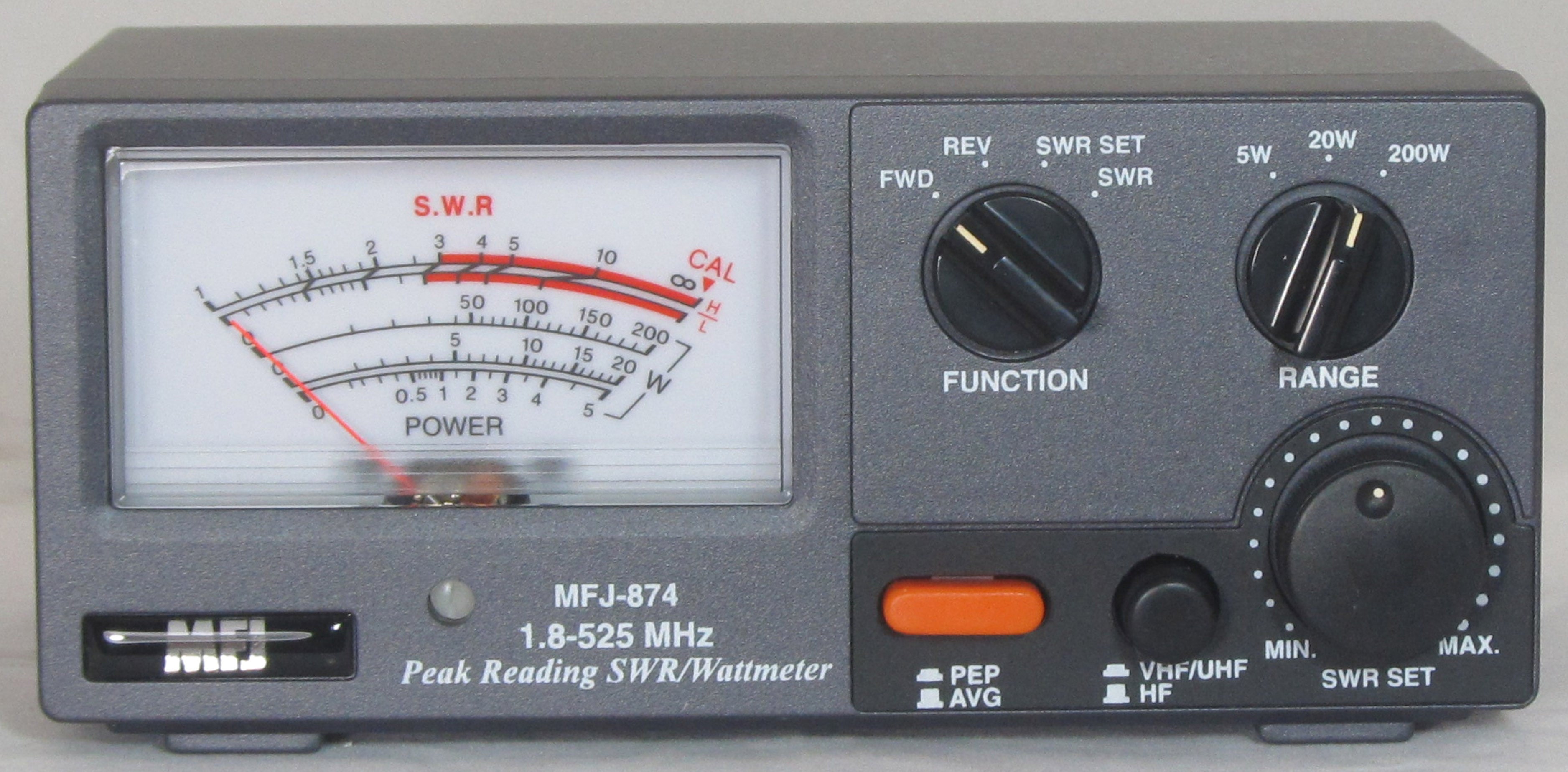 MFJ874, WATTMETER, 1.8525 MHz, 200 W MFJ Enterprises Inc