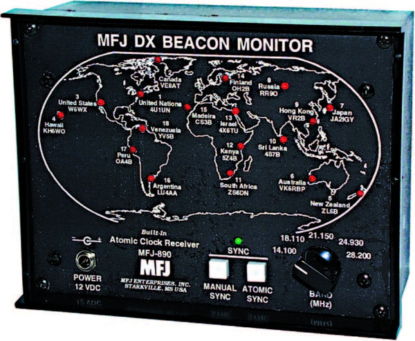 MFJ-890, ATOMIC DX BECON MONITOR