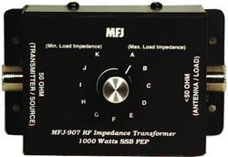 MFJ-907,RF TRANSFORMER, VARIABLE, 2-50 OHM, 1kW