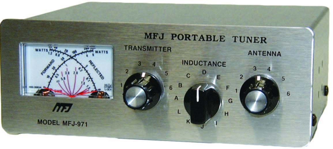 MFJ971, ANTENNA TUNER, PORTABLE/QRP, 1.8 30 MHz MFJ Enterprises Inc