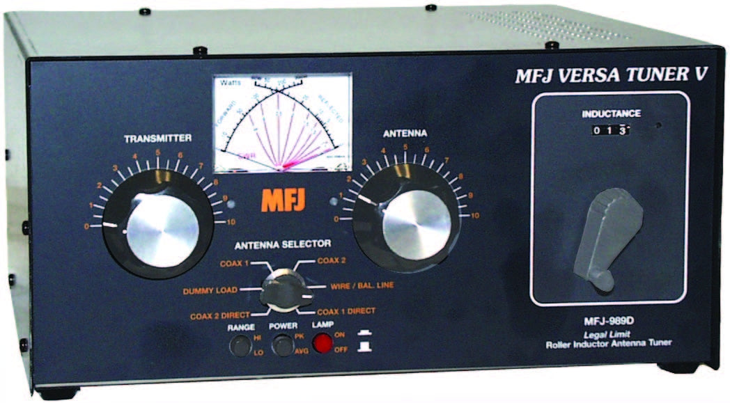 MFJ-989D-SEC, ANTENNA TUNER, 1.8-30 MHz, LEGAL POWER | MFJ