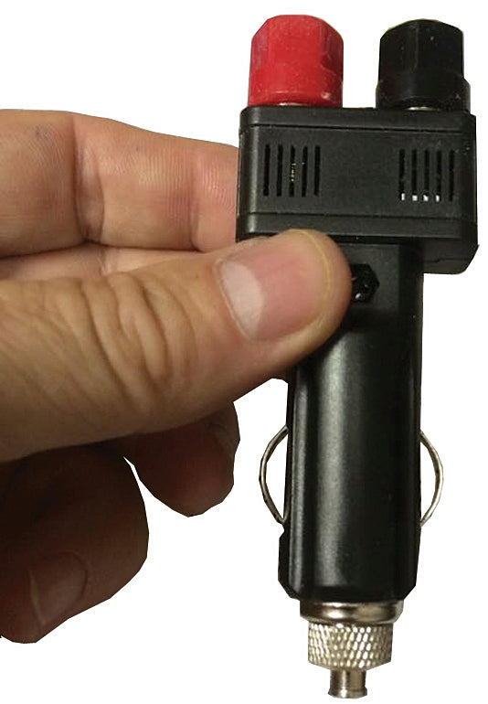 adaptor car cigarette lighter MFJ-4434, AUTO CIG. LIGHTER ADAPTOR, W/BLK , RED BINDING POS
