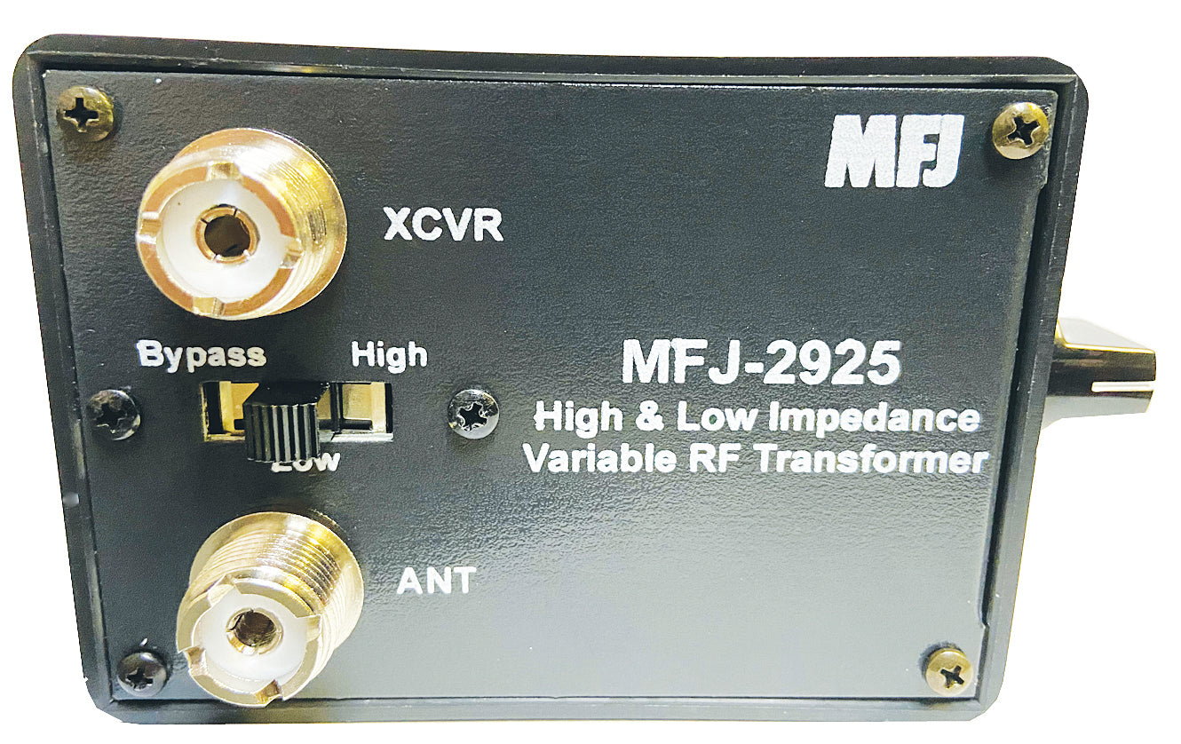 MFJ2925, High & Low Impedance Variable RF Transformer MFJ