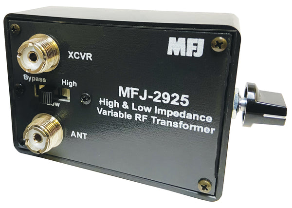 MFJ-2925, High & Low Impedance Variable RF Transformer