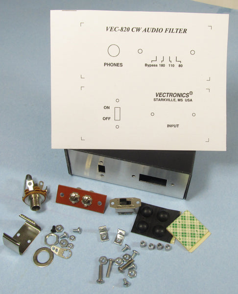 Vectronics Kits VEC-820KC, KIT CASE SUPER CW AUDIO FILTER | MFJ Enterprises Inc